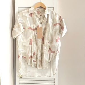Tradlands oversized summer shirt. NWOT small/medium